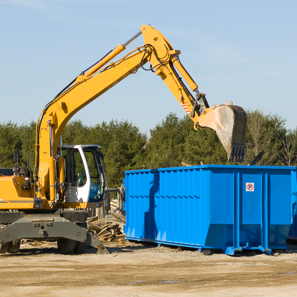 are there any restrictions on where a residential dumpster can be placed in Pekin Indiana